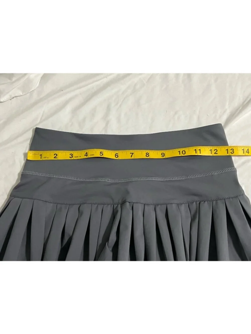 Goldhinge Tennis Pleated Skirt Skort Gray Size Medium